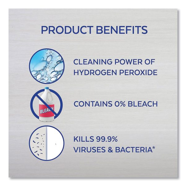 Bathroom Cleaner with Hydrogen Peroxide, Cool Spring Breeze, 22 oz Trigger Spray Bottle, 12 Carton Fashion - Image 2
