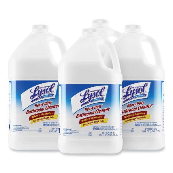 Disinfectant Heavy-Duty Bathroom Cleaner Concentrate, 1 gal Bottle, 4 Carton For Cheap