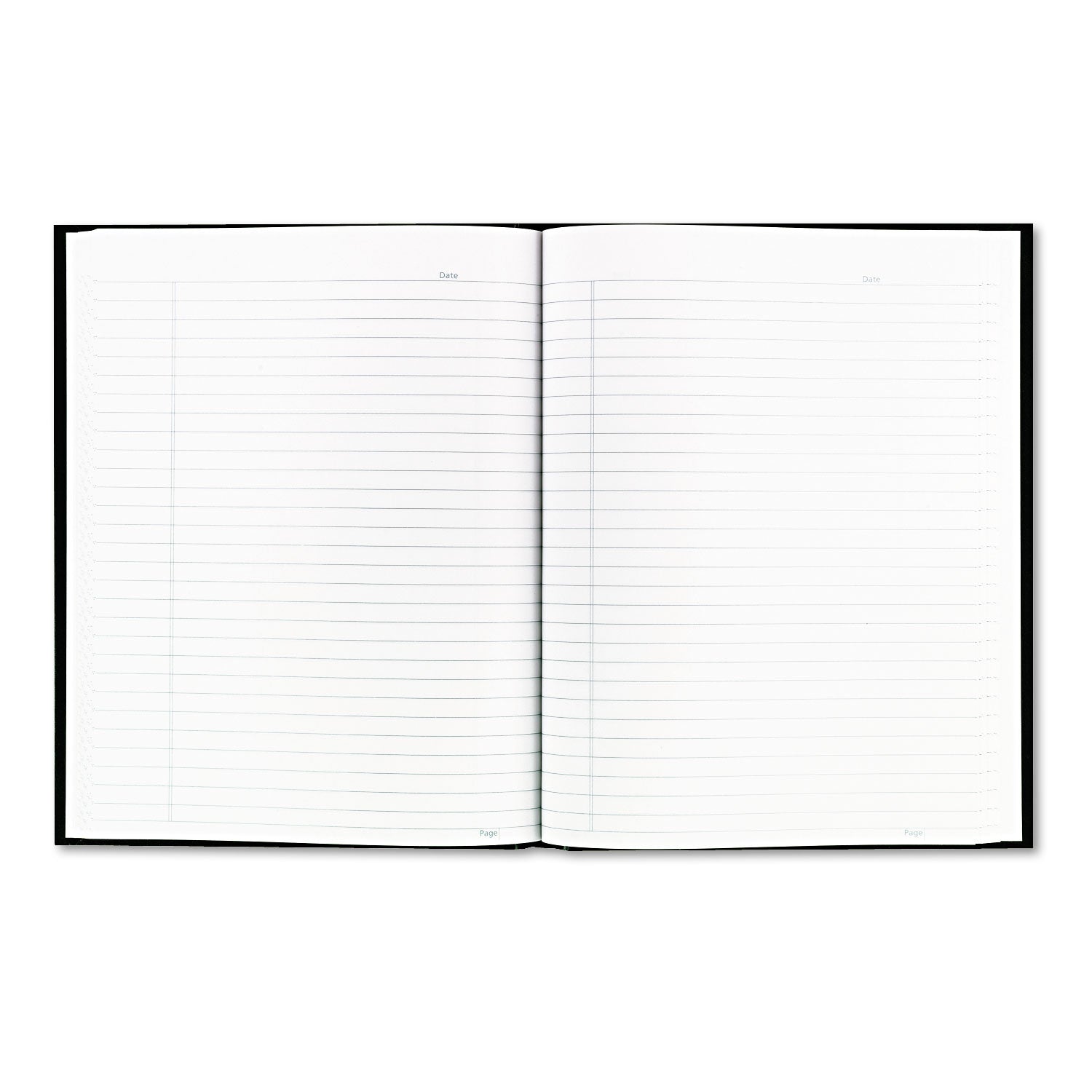 Business Notebook with Self-Adhesive Labels, 1-Subject, Medium College Rule, Black Cover, (192) 9.25 x 7.25 Sheets Online now