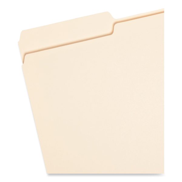 Top Tab File Folders with Antimicrobial Product Protection, 1 3-Cut Tabs: Assorted, Legal, 0.75  Expansion, Manila, 100 Box Hot on Sale - Image 2