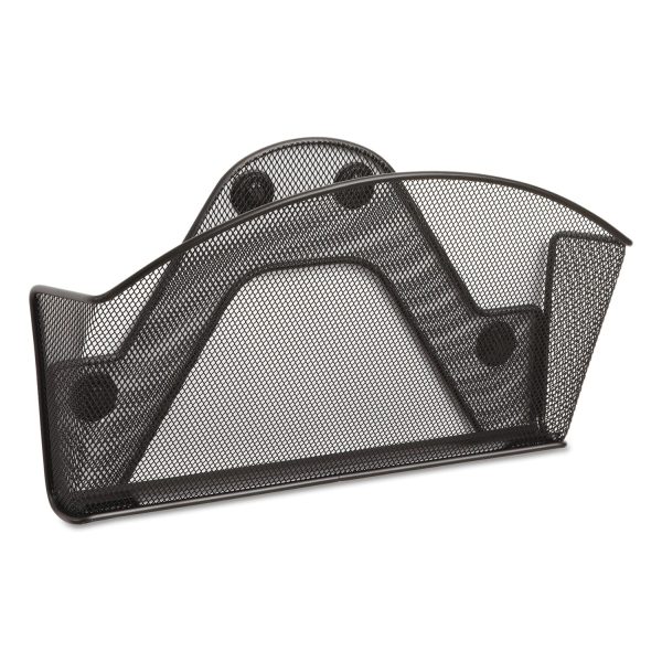 Onyx Magnetic Mesh Panel Accessories, Single File Pocket, 13 x 4.25 x 7.25, Black Cheap - Image 2