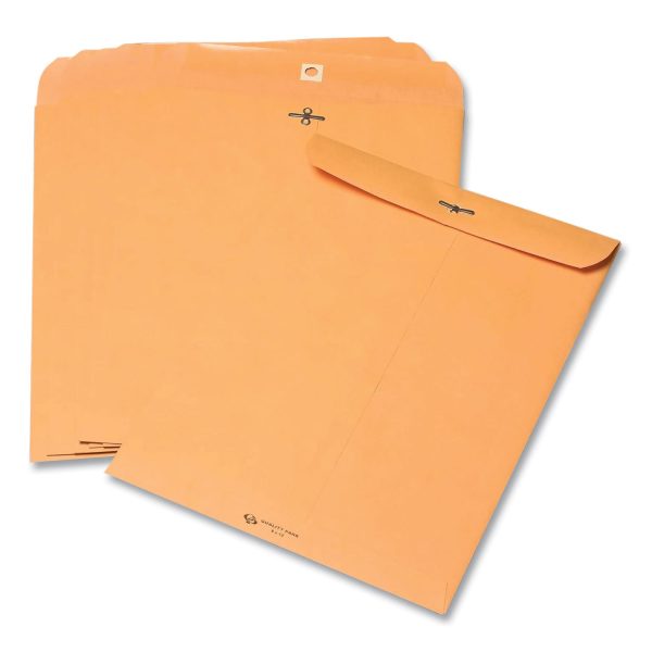 Clasp Envelope, 28 lb Bond Weight Kraft, #55, Square Flap, Clasp Gummed Closure, 6 x 9, Brown Kraft, 100 Box Online - Image 4