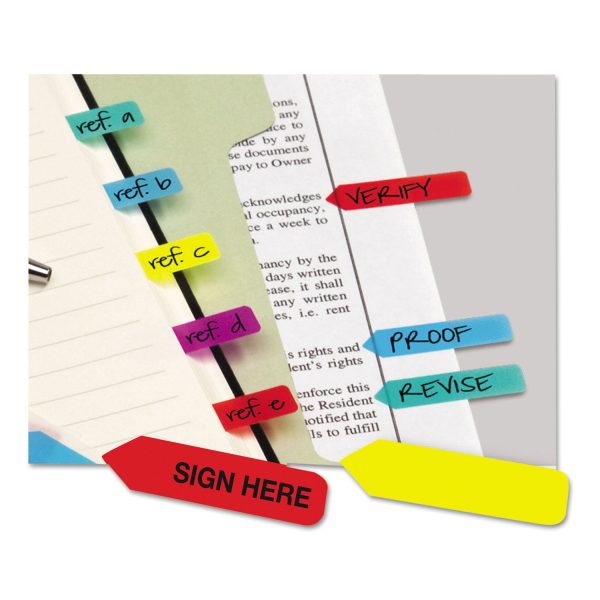 Mini Arrow Page Flags, Blue Mint Purple Red Yellow, 154 Flags Pack Online Sale