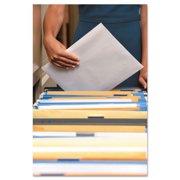 Catalog Envelope, 24 lb Bond Weight Paper, #1, Square Flap, Gummed Closure, 6 x 9, White, 500 Box For Sale - Image 2