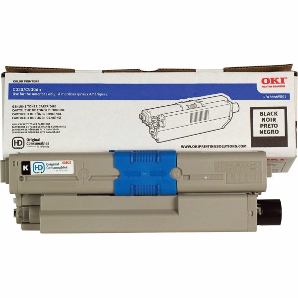 Oki Original Toner Cartridge - LED - 3500 Pages - Black - 1 Pack Online Sale