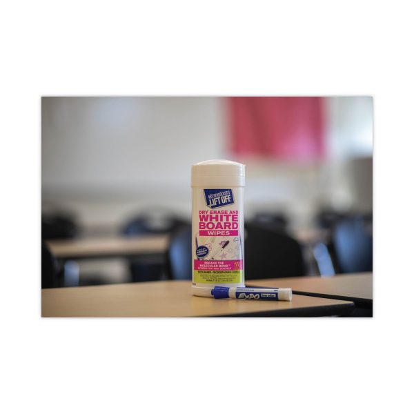 Dry Erase Cleaner Wipes, 7 x 12, 40 Canister Supply - Image 5