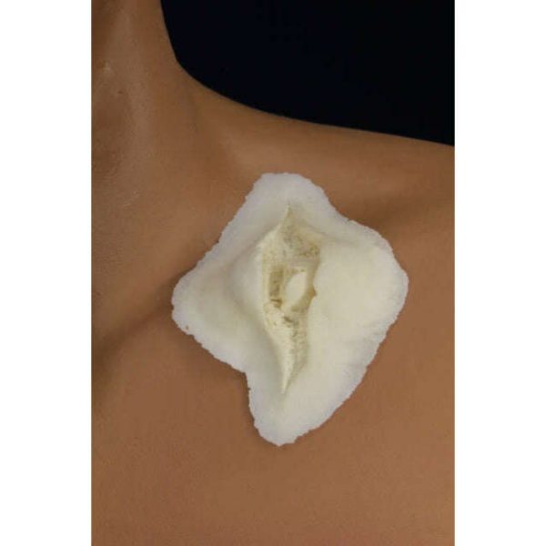 Deep Bone Gash Wound Foam Latex Prosthetic Cheap